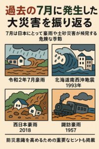 過去の7月に発生した大災害を振り返る──日本と世界を襲った自然の猛威